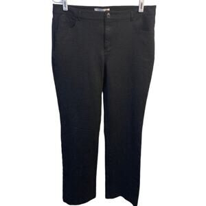 Ellen Tracy Company Charcoal Gray Career Wear Pants Womens Size 12 Casual Office